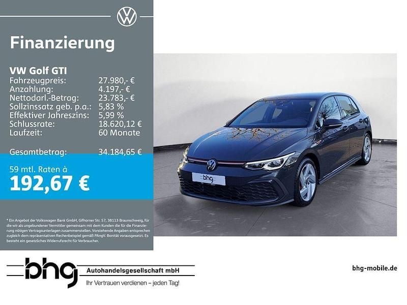 Uranograu Gebraucht 2023 VW Golf VIII GTI Limousine | 27.980 € (Superpreis) - Bild 1/4