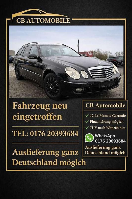 Obsidianschwarz metalliclack Gebraucht 2007 Mercedes E220 Kombi | 3.990 € (Guter Preis) - Bild 1/4