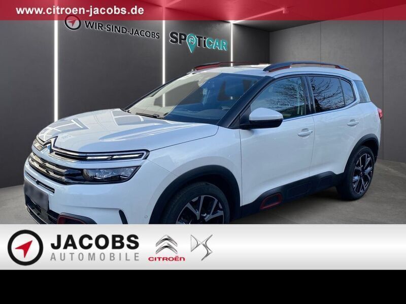 Perlmuttweiss (metallic) Gebraucht 2021 Citroën C5 Aircross Shine SUV | 27.460 € (Etwas zu teuer) - Bild 1/4