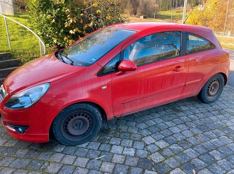 Gebraucht Opel Corsa 80 PS (58 kW) 2007 Rot Kleinwagen