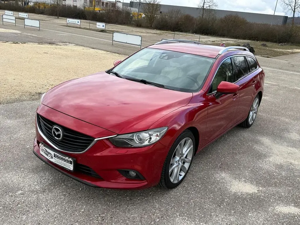 Gebraucht Mazda 6 Sports-Line 175 PS (128 kW) 2015 Rubinrot metallic Kombi