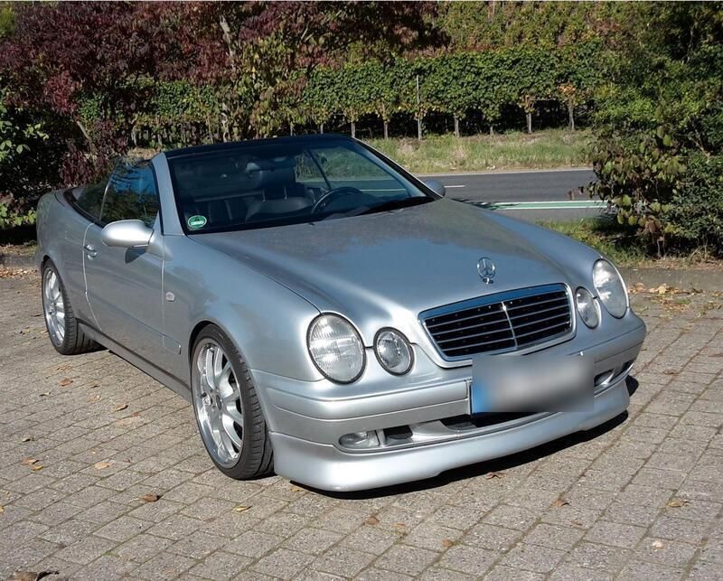 Silber Gebraucht 1998 Mercedes CLK230 Elegance Cabrio | 7.000 € (Teuer) - Bild 1/4