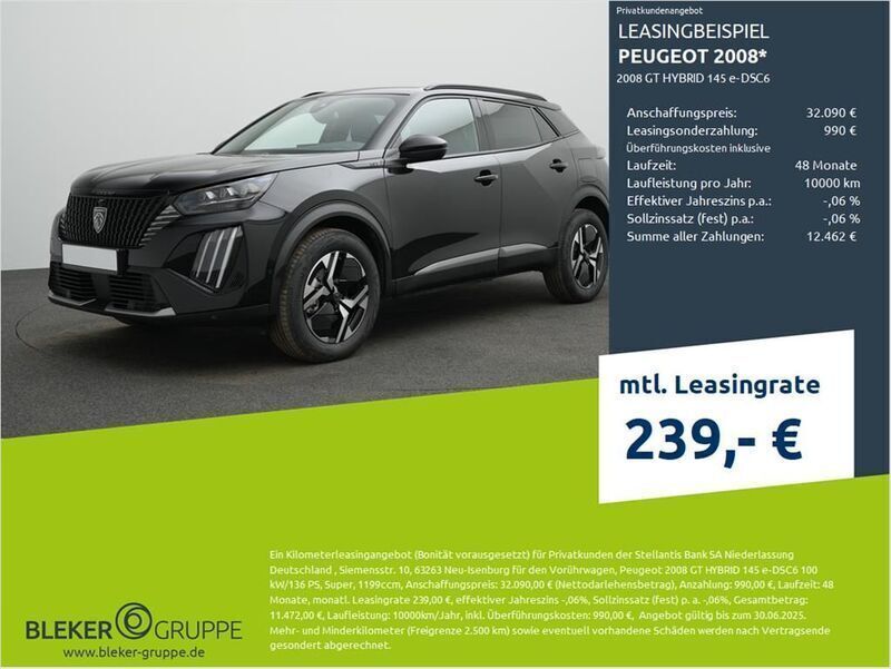 Met. perla nera schw Neu 2025 Peugeot 2008 GT SUV | 31.690 € (Guter Preis) - Bild 1/3
