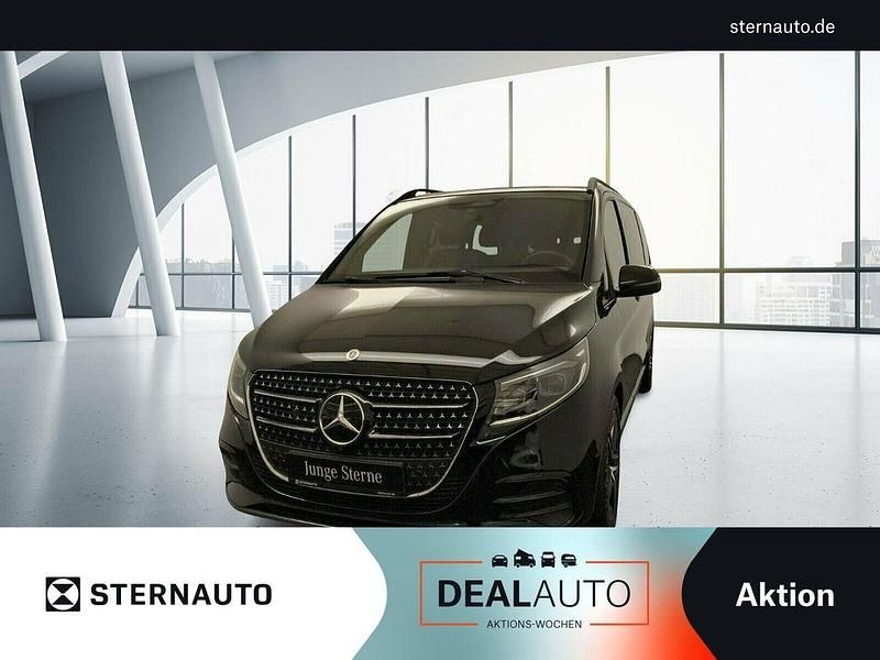 Obsidianschwarz metallic Gebraucht 2024 Mercedes V220 AMG Van / Kleinbus | 69.950 € - Bild 1/4