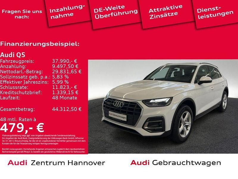 Gebraucht Audi Q5 Design 299 PS (219 kW) 2022 Gletscherweiß metallic (metallic) SUV