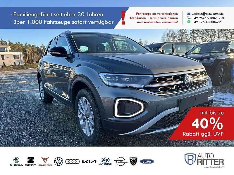 Indiumgrau metallic / da.../gr Neu 2024 VW T-Roc Style SUV | 37.990 € (Superpreis) - Bild 1/2