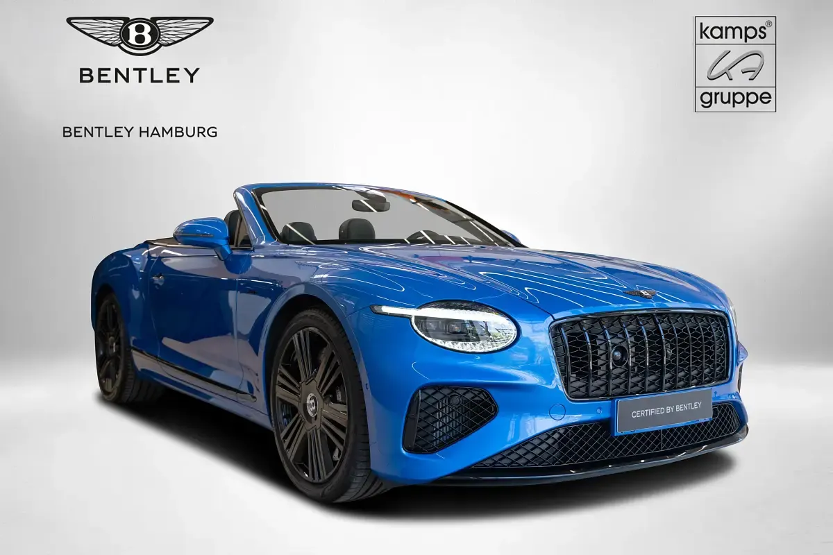 Second-hand Bentley Continental 680 CP (500 kW) 2025 Albastru Cabrio
