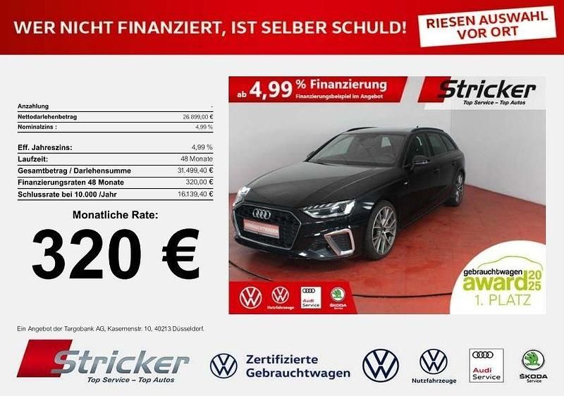 Gebraucht Audi A4 S-Line 204 PS (150 kW) 2023 Mythosschwarz metallic (metallic) Kombi