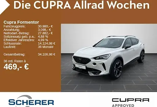 Używany Cupra Formentor VZ 310 KM (228 kW) 2024 Biały SUV