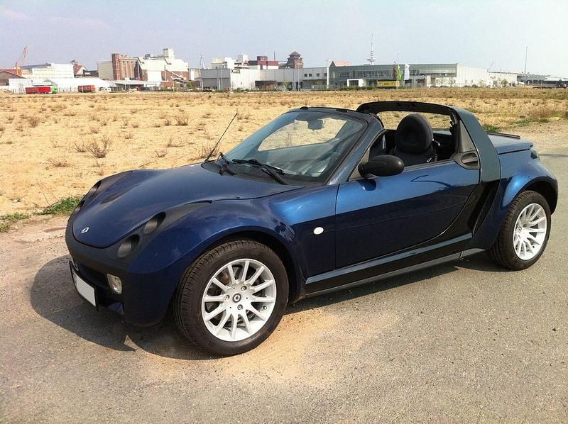 Blau Gebraucht 2003 Smart Roadster Cabrio | 6.900 € (Teuer) - Bild 1/4