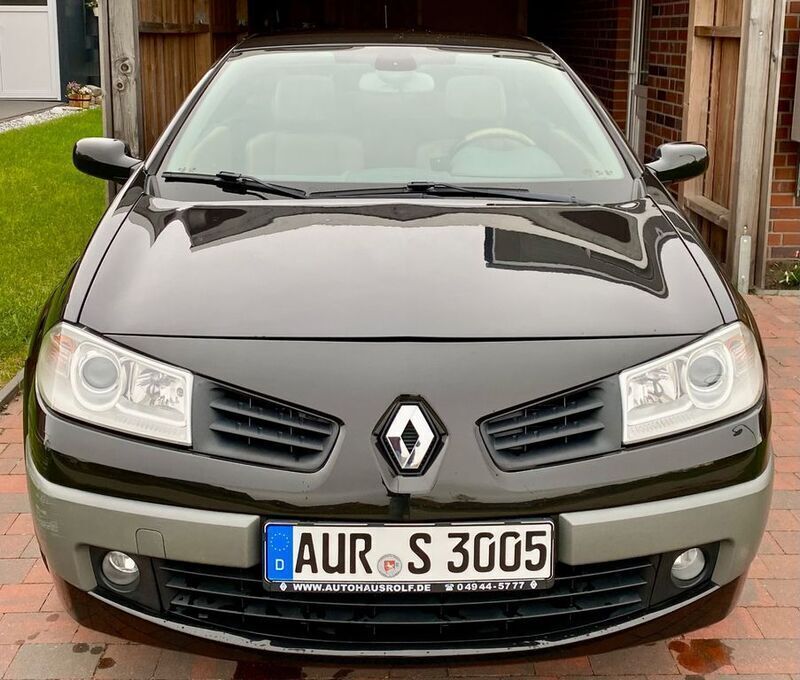 Schwarz Gebraucht 2007 Renault Mégane Cabriolet Cabrio | 2.950 € (Fairer Preis) - Bild 1/4