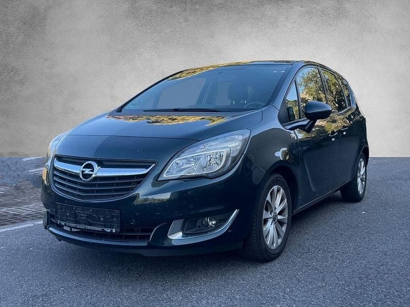 Grün Gebraucht 2015 Opel Meriva drive Van / Kleinbus | 5.990 € (Guter Preis) - Bild 1/4