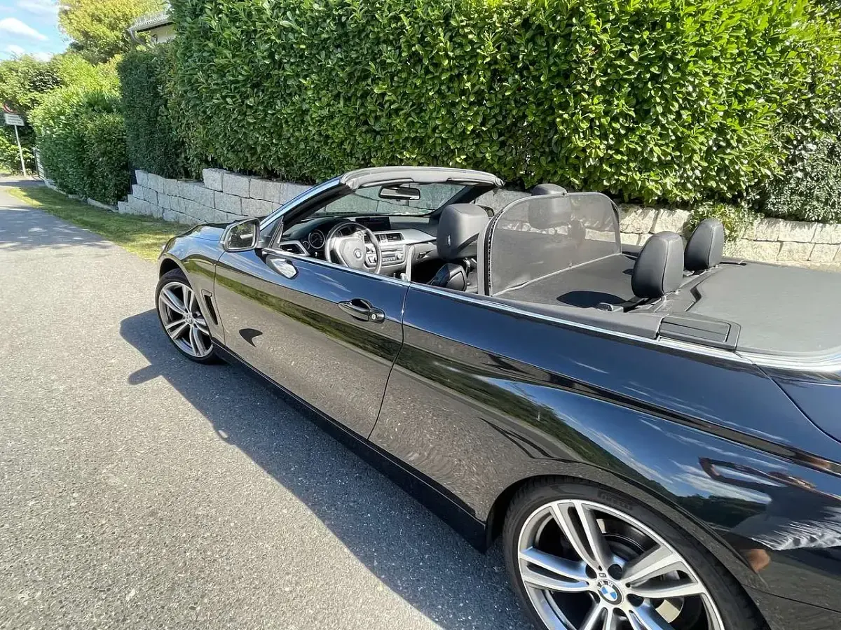 Gebraucht BMW 420 Sport Line 184 PS (135 kW) 2015 Schwarz Cabrio