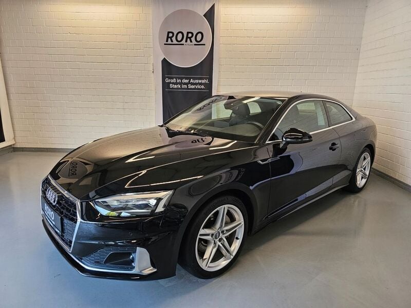 Second-hand Audi A5 Advanced Plus 190 CP (139 kW) 2020 Negru Coupe