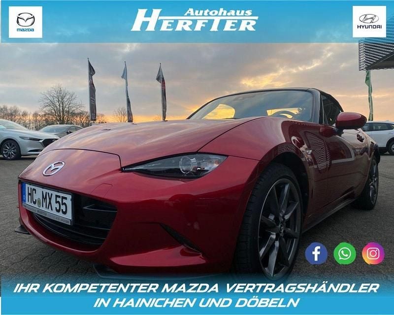 Rot Gebraucht 2020 Mazda MX5 Selection Cabrio | 29.990 € (Etwas zu teuer) - Bild 1/4