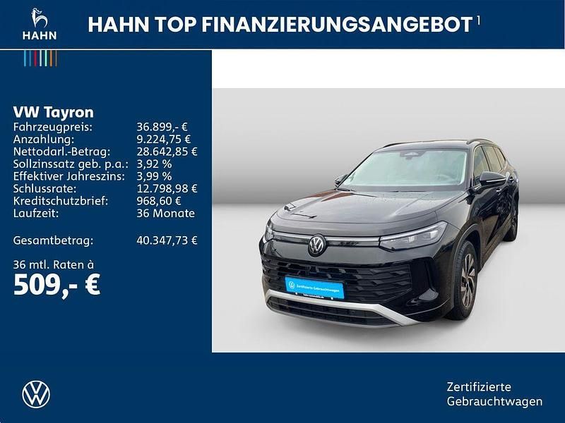 Gebraucht VW Tayron Life 150 PS (110 kW) 2025 Grenadillschwarz metallic SUV