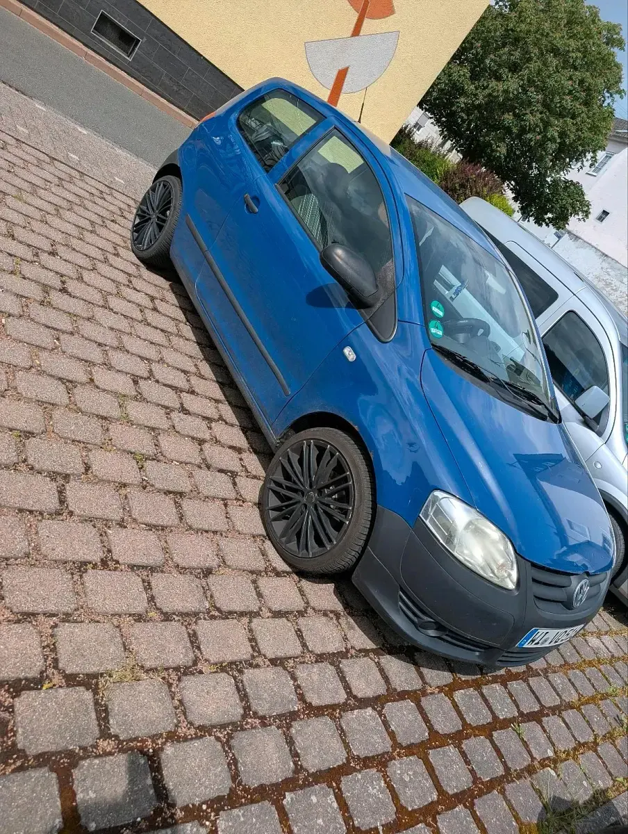 Gebraucht VW Fox 70 PS (51 kW) 2008 Blau Kleinwagen