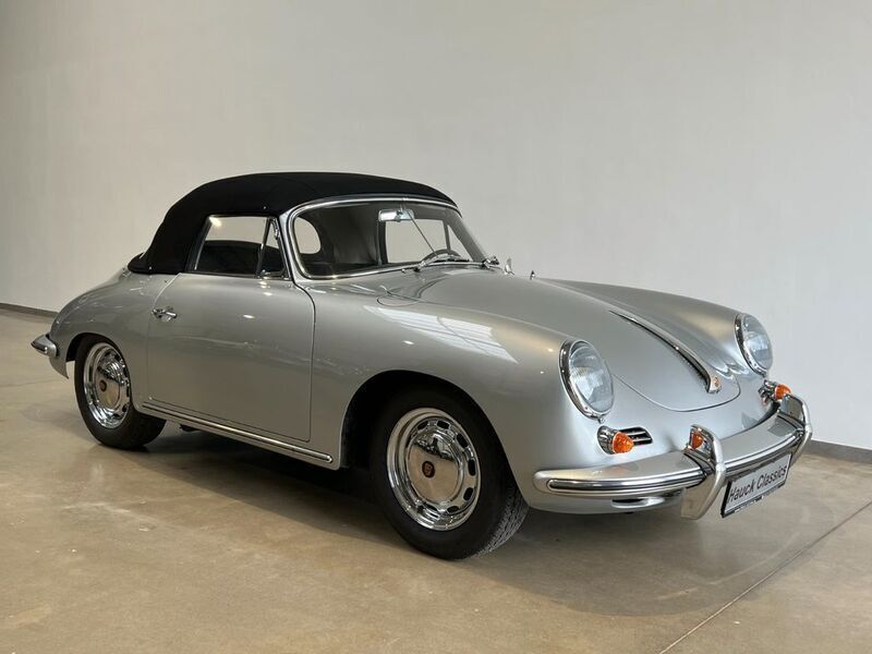 Silber Gebraucht 1964 Porsche 356 Cabrio | 198.990 € - Bild 1/4