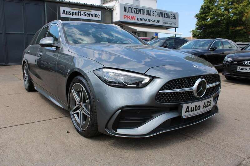 Grau Gebraucht 2024 Mercedes C220 AMG line Kombi | 39.950 € (Fairer Preis) - Bild 1/4
