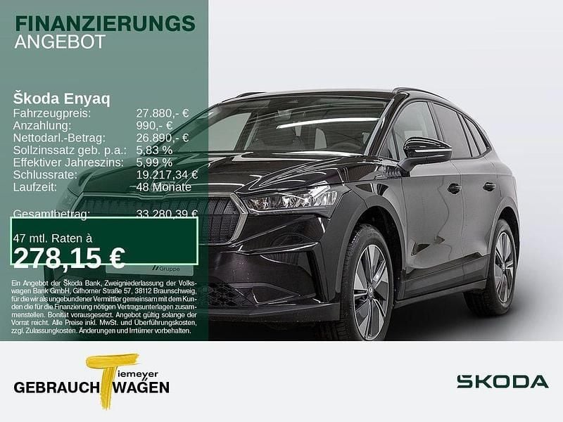 Blackmagic perleffekt Gebraucht 2024 Skoda Enyaq iV Loft SUV | 27.880 € (Fairer Preis) - Bild 1/4