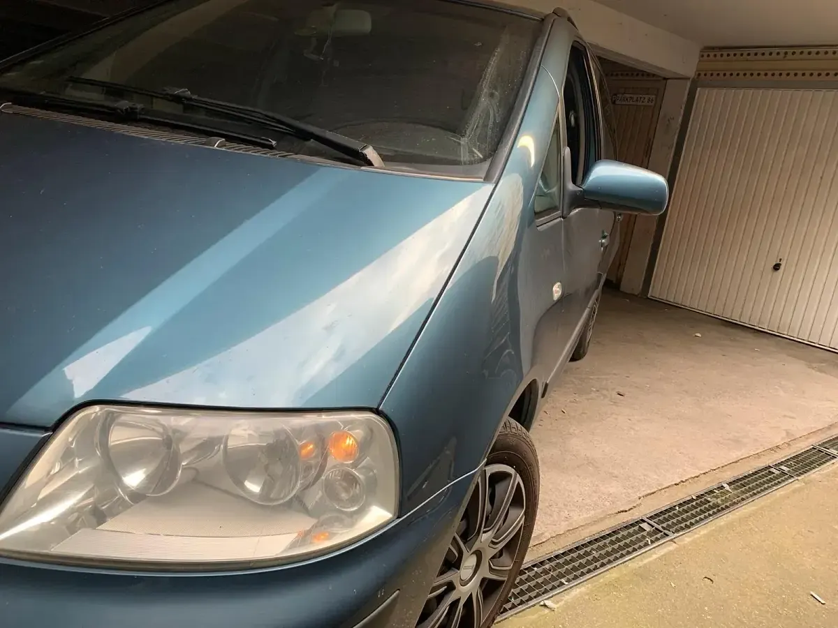 Gebraucht VW Sharan 116 PS (85 kW) 2003 Blau Van / Kleinbus