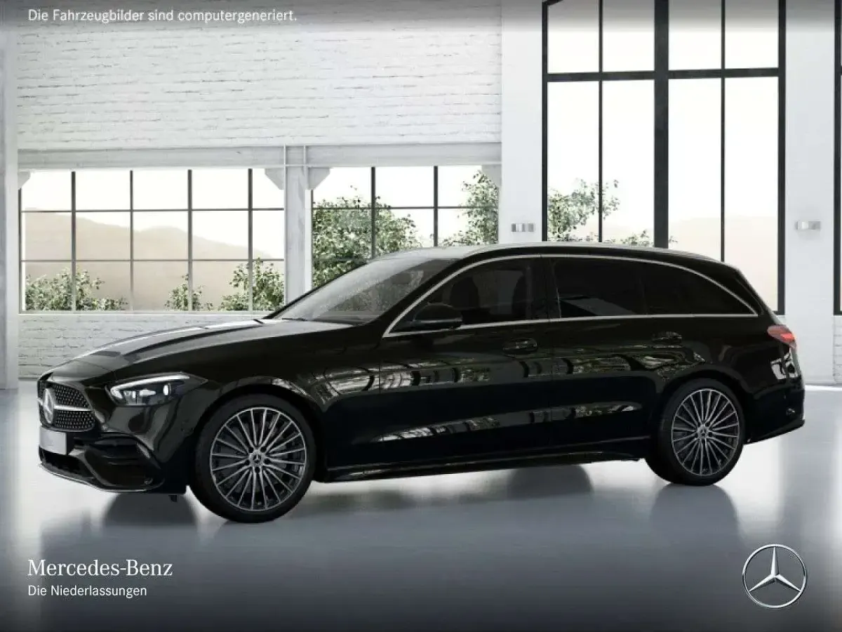 Gebraucht Mercedes C220 AMG 200 PS (147 kW) 2026 Obsidianschwarz Kombi