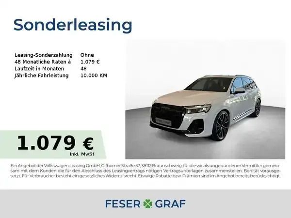 Gletscherweiß Neu 2025 Audi Q7 Ambiente SUV | 94.041 € (Fairer Preis) - Bild 1/4