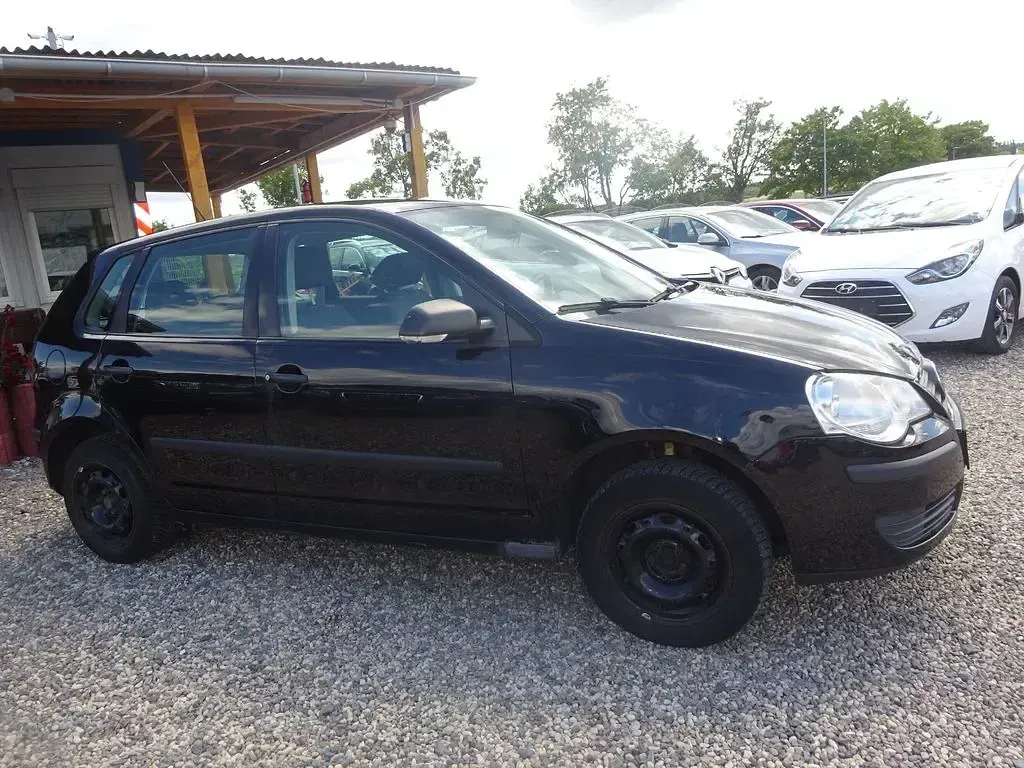 Gebraucht VW Polo Trendline 60 PS (44 kW) 2009 Schwarz Kleinwagen