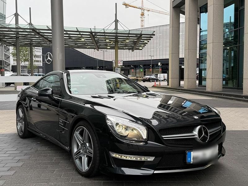 Schwarz Gebraucht 2012 Mercedes SL63 AMG AMG Cabrio | 55.900 € (Superpreis) - Bild 1/4