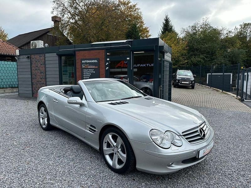Silber Gebraucht 2003 Mercedes SL350 Cabrio | 13.900 € (Teuer) - Bild 1/4