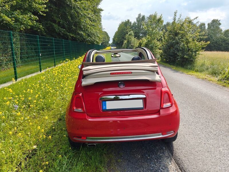 Rot Gebraucht 2018 Fiat 500C Lounge Cabrio | 9.600 € (Guter Preis) - Bild 1/4