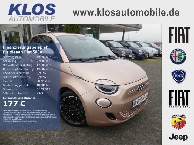 Gold Gebraucht 2022 Fiat 500e Icon Kleinwagen | 19.990 € (Fairer Preis) - Bild 1/4
