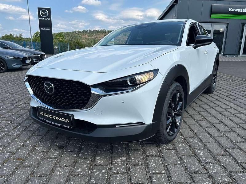 Arctic white Gebraucht 2024 Mazda CX-30 Homura-Line SUV | 26.888 € (Superpreis) - Bild 1/4
