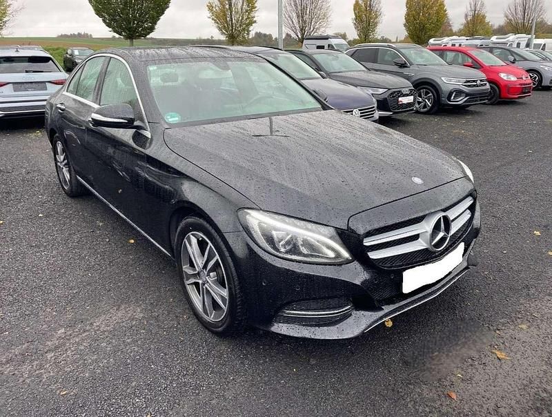 Schwarz Gebraucht 2014 Mercedes C220 Avantgarde Limousine | 13.100 € (Superpreis) - Bild 1/4
