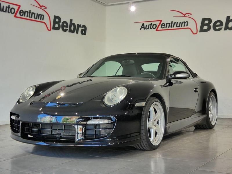 Basaltschwarzmetallic Gebraucht 2008 Porsche 911 Carrera 4S Cabriolet Cabrio | 64.990 € (Fairer Preis) - Bild 1/4