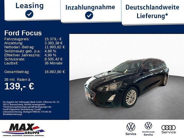 Schwarz Gebraucht 2020 Ford Focus Titanium Kombi | 15.379 € (Superpreis) - Bild 1/4