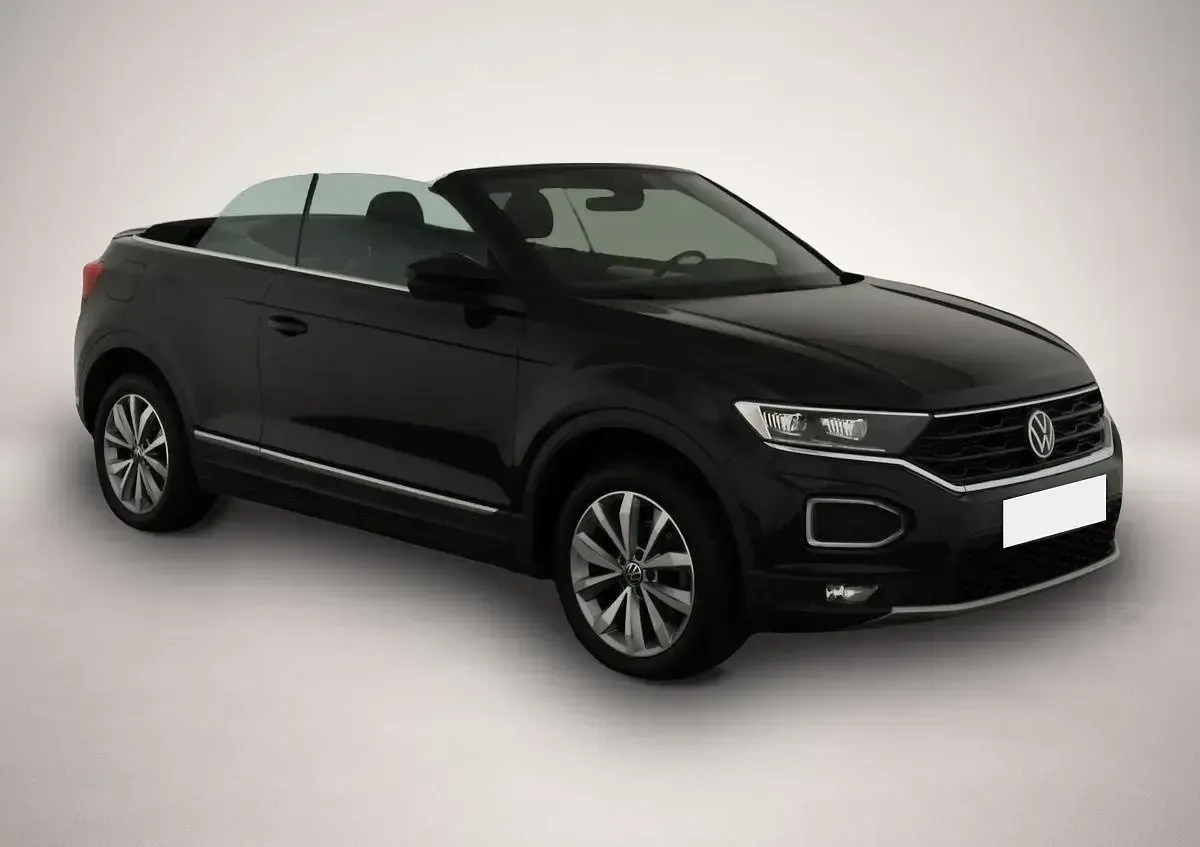 Gebraucht VW T-Roc Cabriolet Style 150 PS (110 kW) 2020 Schwarz Cabrio