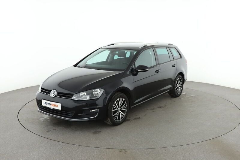 Schwarz Gebraucht 2016 VW Golf VII Allstar Kombi | 12.340 € (Fairer Preis) - Bild 1/4