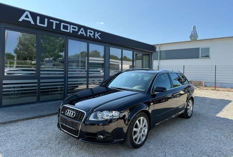 Schwarz Gebraucht 2008 Audi A4 S-Line Kombi | 5.490 € (Superpreis) - Bild 1/4