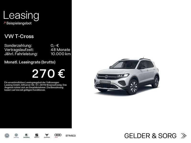 Silber Gebraucht 2024 VW T-Cross Goal SUV | 22.990 € (Fairer Preis) - Bild 1/3