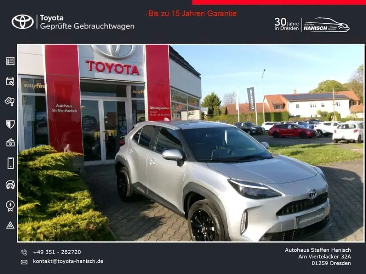 Gebraucht Toyota Yaris Cross Team 116 PS (85 kW) 2022 Schimmering silber metallic SUV