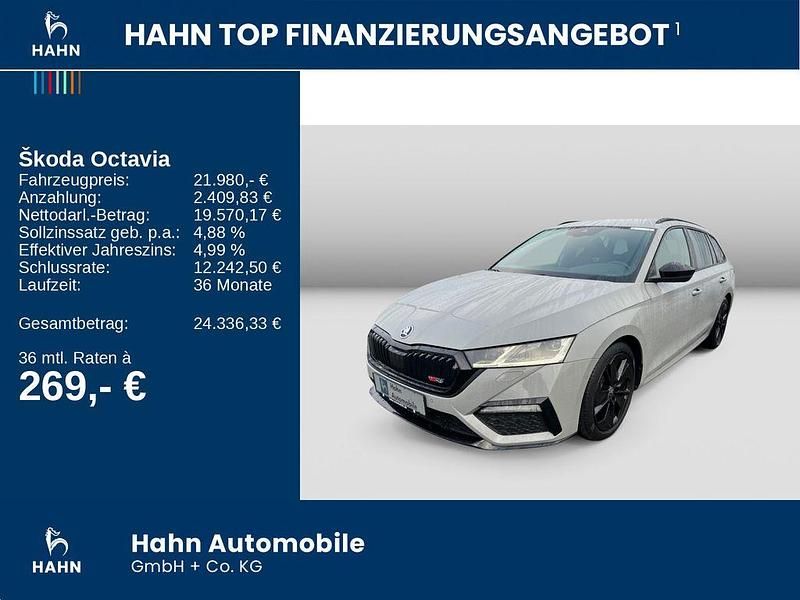 Gebraucht Skoda Octavia RS 200 PS (147 kW) 2021 Steelgrau Kombi