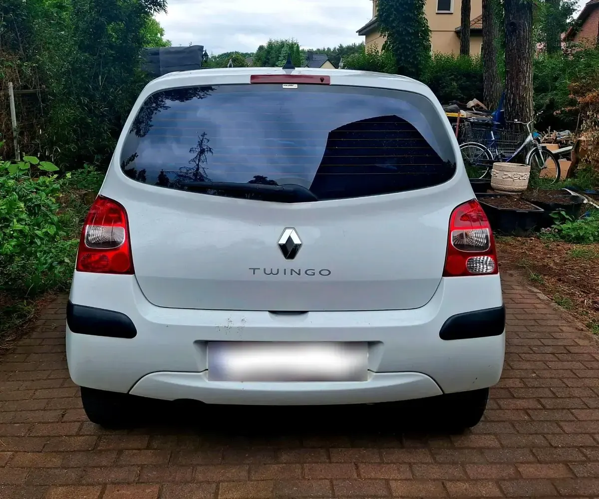 Gebraucht Renault Twingo Authentique 58 PS (42 kW) 2010 Weiß Kleinwagen