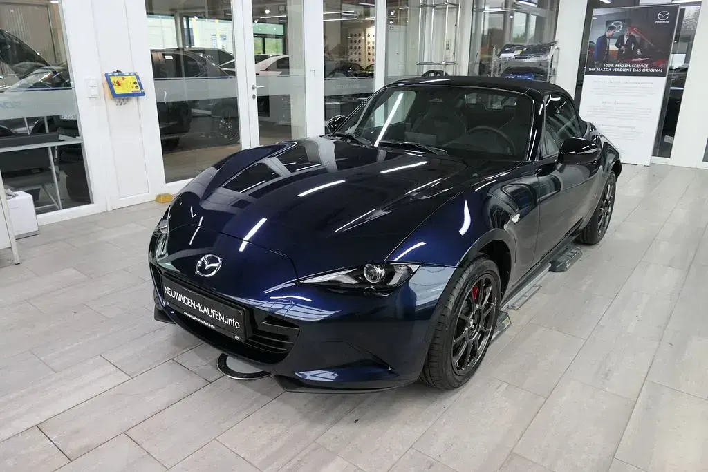 Neu Mazda MX5 Homura-Line 132 PS (97 kW) 2026 Blau Cabrio