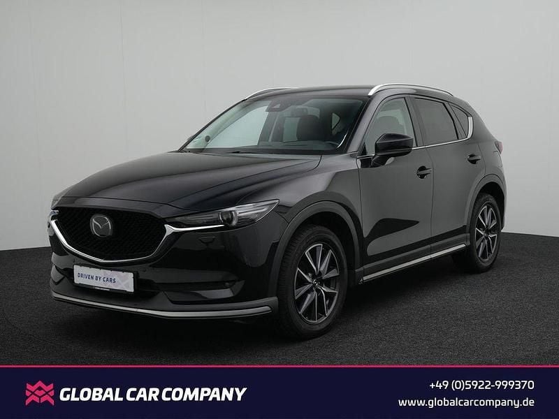 Onyxschwarz metallic Gebraucht 2017 Mazda CX-5 Sports-Line SUV | 18.450 € (Fairer Preis) - Bild 1/4