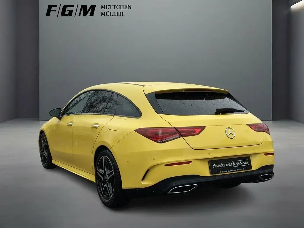 Gebraucht Mercedes CLA200 AMG 150 PS (110 kW) 2023 Unilack sonnengelb Coupé