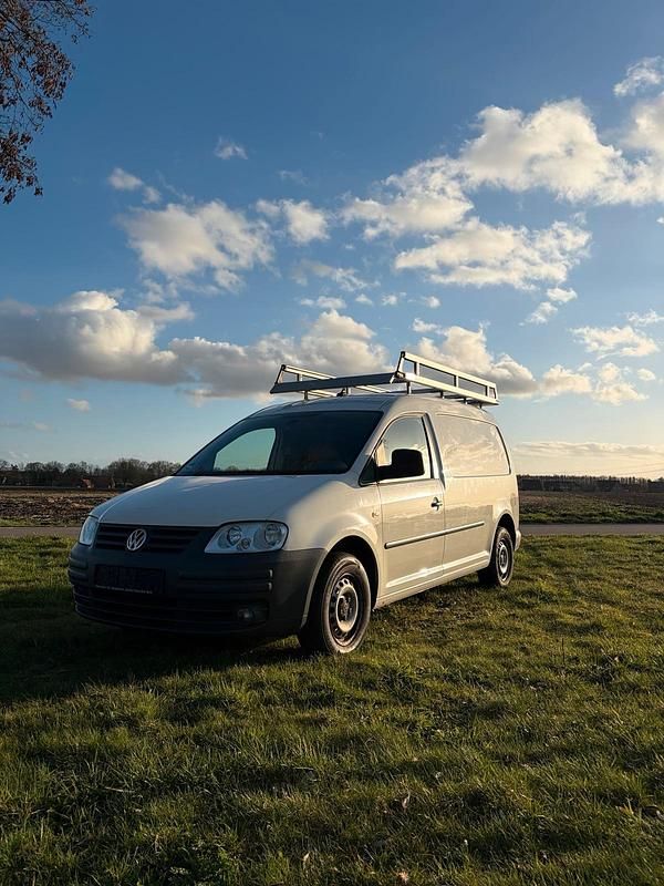 Gebraucht VW Caddy Maxi 105 PS (77 kW) 2008 Weiß Van / Kleinbus