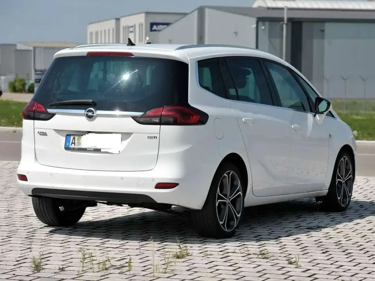 Gebraucht Opel Zafira Tourer Sport 131 PS (96 kW) 2013 Weiß Van / Kleinbus