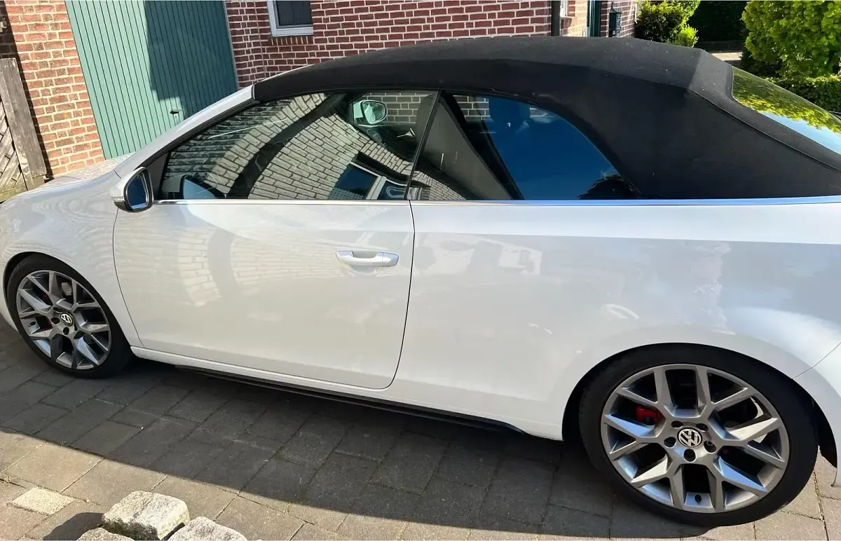 Gebraucht VW Golf Cabriolet GTI 211 PS (155 kW) 2015 Weiß Cabrio