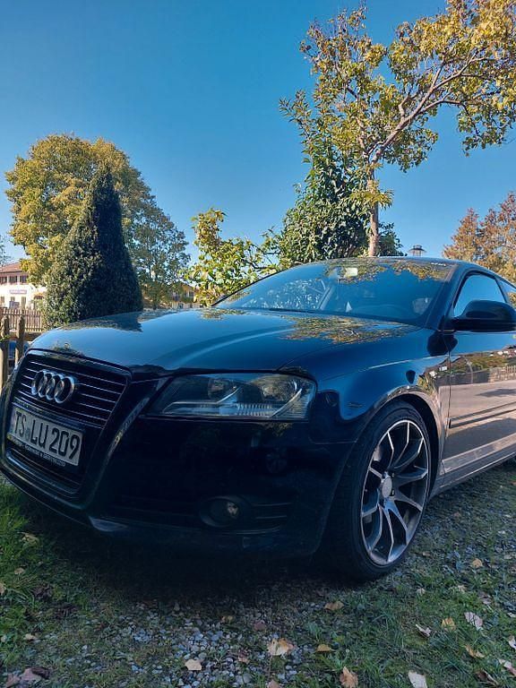 Schwarz Gebraucht 2009 Audi A3 S-Line Kombi | 3.470 € (Superpreis) - Bild 1/4